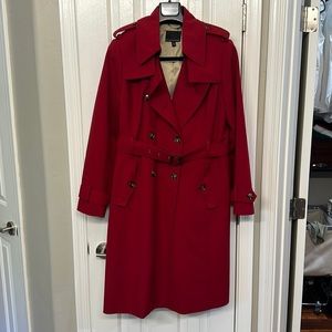 Banana Republic Timeless Trench Coat Red XL